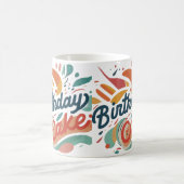 お誕生日ケーキデザイン コーヒーマグカップ (中央)