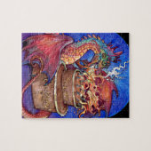 お誕生日ケーキドラゴン ジグソーパズル (横)