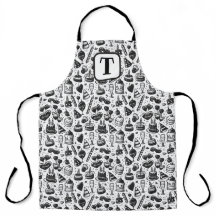 お誕生日ケーキドードル白黒パターン4