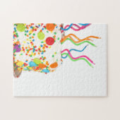 お誕生日ケーキパズル ジグソーパズル (横)