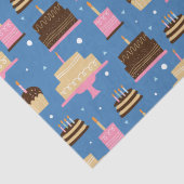 お誕生日ケーキパターン名前をカスタムする+あいさつ文 薄葉紙 (詳細)