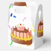 お誕生日ケーキパーティーのテーマ フェイバーボックス (オープン)
