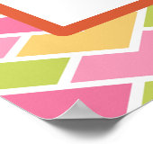 お誕生日ケーキパーティーライオンとヒツジのギフトテーブル ポスター (角)