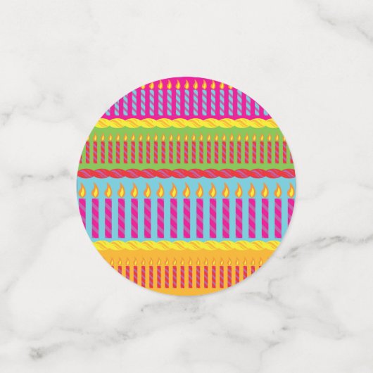 お誕生日ケーキパーティー コンフェッティ (スモール正面)