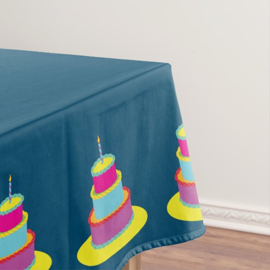 お誕生日ケーキパーティー テーブルクロス (インサイチュ)