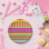 お誕生日ケーキパーティー ペーパープレート (パーティー)