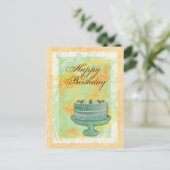 お誕生日ケーキパーティー ポストカード (スタンド正面)