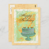 お誕生日ケーキパーティー ポストカード (正面/裏面)