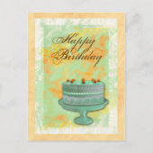 お誕生日ケーキパーティー ポストカード (正面)