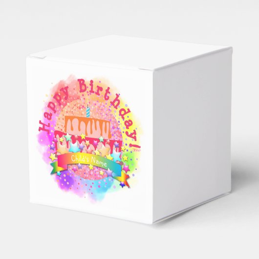 お誕生日ケーキビーフボックス – HAMbWG フェイバーボックス (正面サイド)