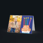 お誕生日ケーキフォトグリーティングカード カード<br><div class="desc">Rosie Gearheart氏による写真提供： http://www.istockphoto.com/user_view.php?id=782914</div>