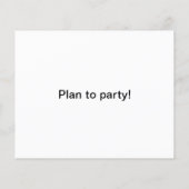 お誕生日ケーキプランからパーティーカード (裏面)