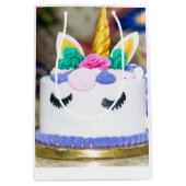 お誕生日ケーキ媒体抱き枕 ミディアムペーパーバッグ (正面)