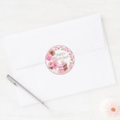 お誕生日ケーキ封筒用シール ラウンドシール (封筒)