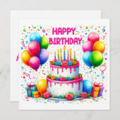 お誕生日ケーキ (正面/裏面)