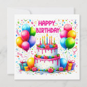 お誕生日ケーキ (正面)