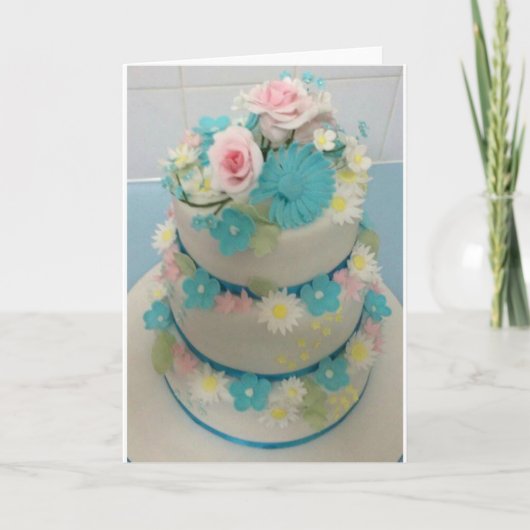 お誕生日ケーキ1 カード (正面)