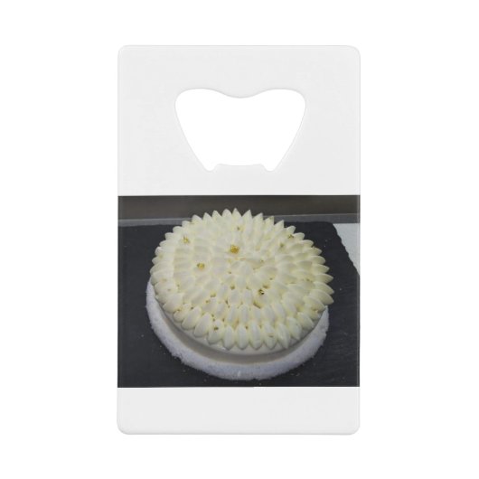 お誕生日ケーキ1 クレジットカード栓抜き (正面)