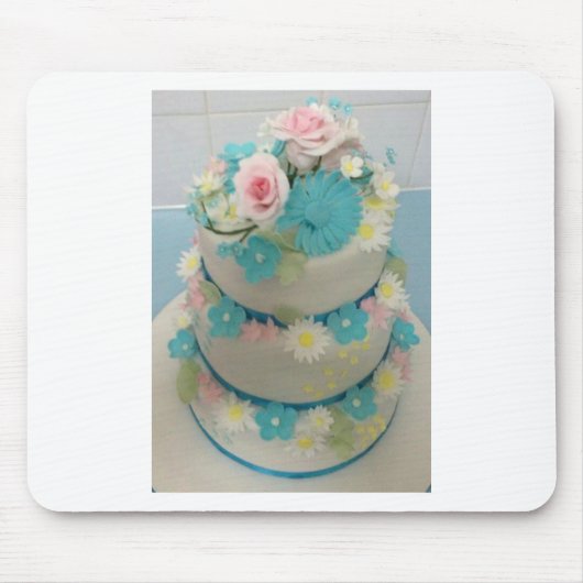 お誕生日ケーキ1 マウスパッド (正面)