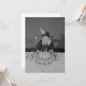 お誕生日ケーキ カード (正面/裏面インサイチュ)