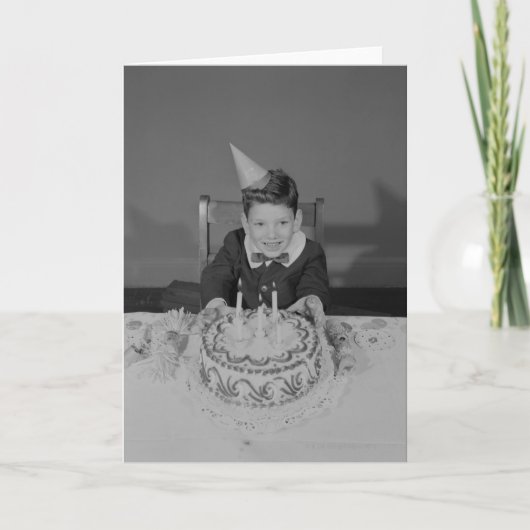 お誕生日ケーキ カード (正面)