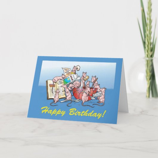 お誕生日ケーキ! カード (正面)