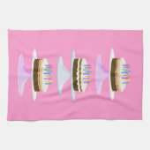 お誕生日ケーキ キッチンタオル (横)