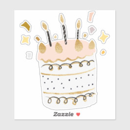 お誕生日ケーキ シール