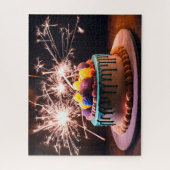 お誕生日ケーキ ジグソーパズル (縦)