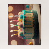 お誕生日ケーキ ジグソーパズル (縦)