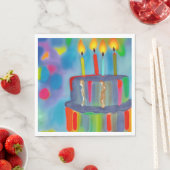 お誕生日ケーキ スタンダードランチョンナプキン (インサイチュ)