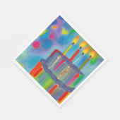 お誕生日ケーキ スタンダードランチョンナプキン (角)