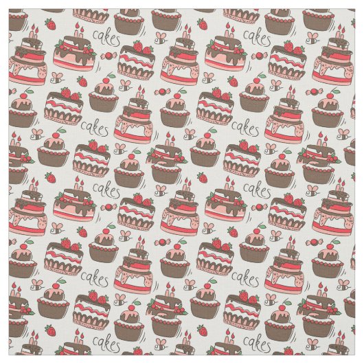 お誕生日ケーキ ファブリック (見本)