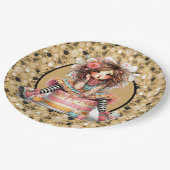 お誕生日ケーキ ペーパープレート (アングル)