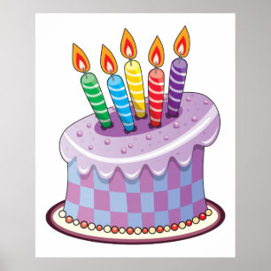 お誕生日ケーキ ポスター