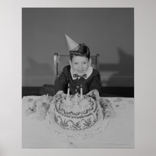 お誕生日ケーキ ポスター