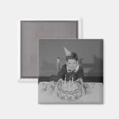 お誕生日ケーキ マグネット (正面/裏面)