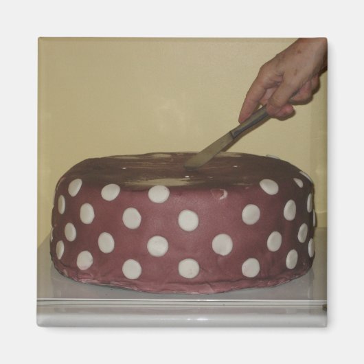 お誕生日ケーキ マグネット (正面)