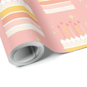 お誕生日ケーキ ラッピングペーパー (ロールコーナー)