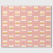 お誕生日ケーキ ラッピングペーパー (フラット)