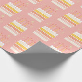 お誕生日ケーキ ラッピングペーパー (角)