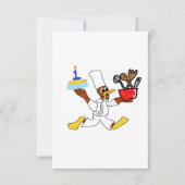 お誕生日ケーキ 招待状 (正面)