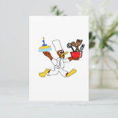 お誕生日ケーキ 招待状 (スタンド正面)