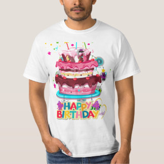 お誕生日ケーキ Tシャツ
