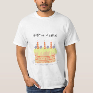 お誕生日ケーキTシャツ Tシャツ