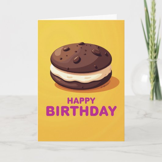 お誕生日サンドイッチカード カード (正面)