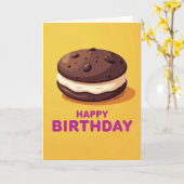 お誕生日サンドイッチカード カード (黄色い花)