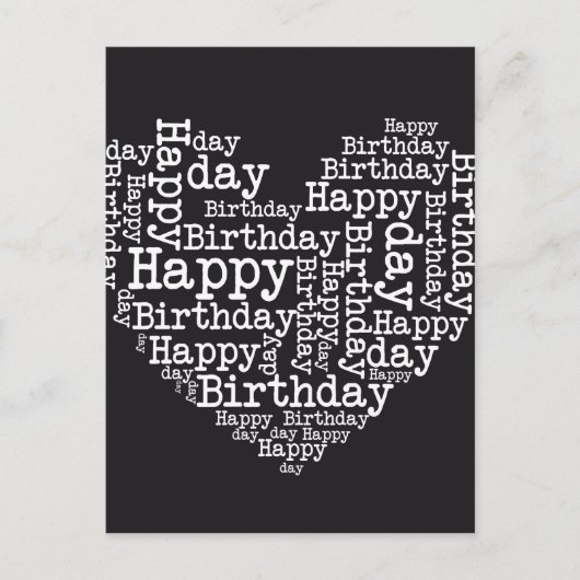 お誕生日デザインデザイン ポストカード (正面)