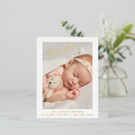 お誕生日パーソナライズされたおめでとうがき 箔シーズンポストカード (立ち正面)