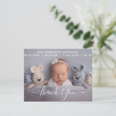 お誕生日パーソナライズされた発表カード (スタンド正面)